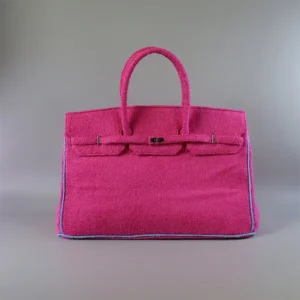 H003 Custom Color Women Towel Terry Cloth Bag