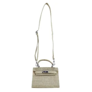 H009 Factory Custom Kelly-Style Jute Bag