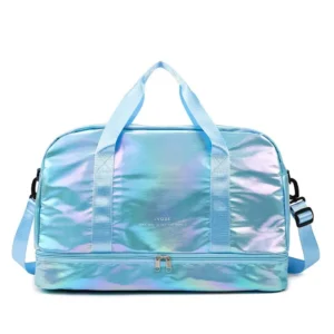 H020 Dance Bag for Girls Overnight Travel Sleepover Bags with Shoes Compartment Large