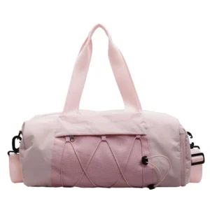 H017 Custom logo Gym Fitness Training Sports Bag Barrel Yoga Bag Women's Tote Sport Travel Bag