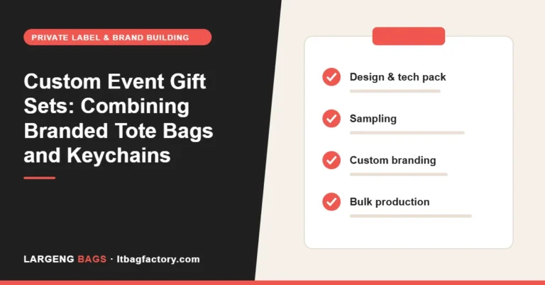 Custom Event Gift Sets: Combining Branded Tote Bags and Keychains