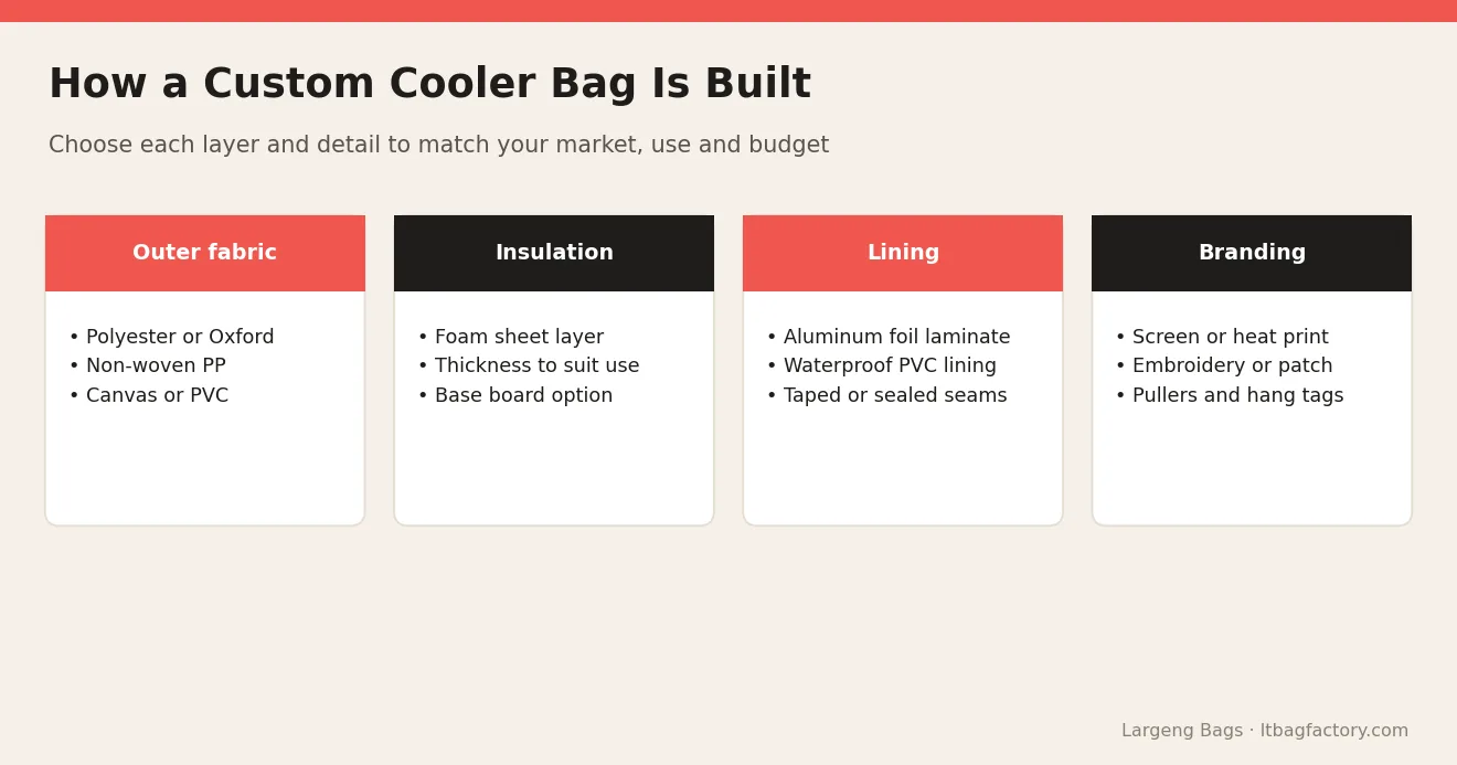How a Custom Cooler Bag Is Built